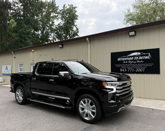 Showcasing premium vehicle detailing homepage slider